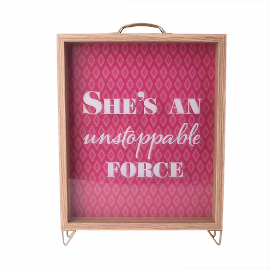 Nova coleção de moedas caixa de sombra cofrinho para decoração de mesa