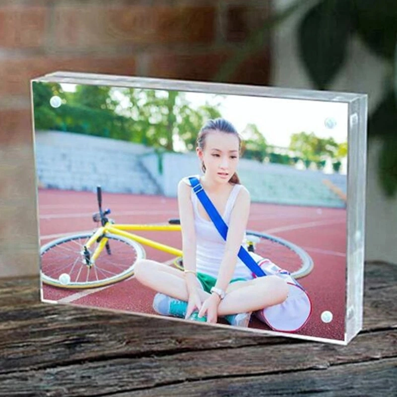 Custom Design 82X56mm Picture Frame Cadre Photo Frames for Pictures Acrylic Photo Frame Creative Mini Marco Foto Porta Retrato Homedecor