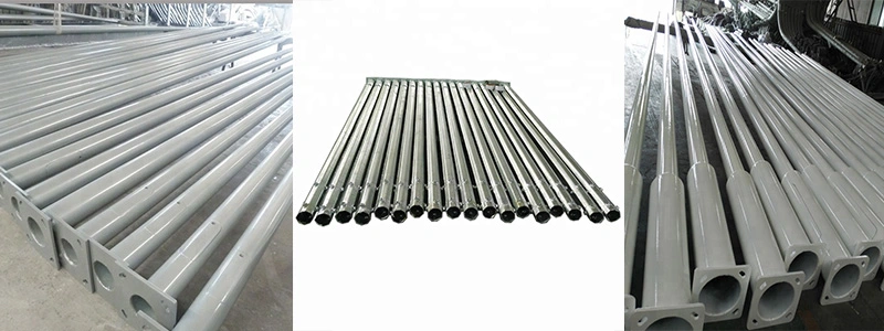 Hot-DIP-Galvanized Steel Pole Manufacturer Outdoor Lamp Post Factory Street Light Poles