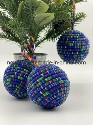 Bola de Natal de pano para enfeitar personalizado para decoração de quarto